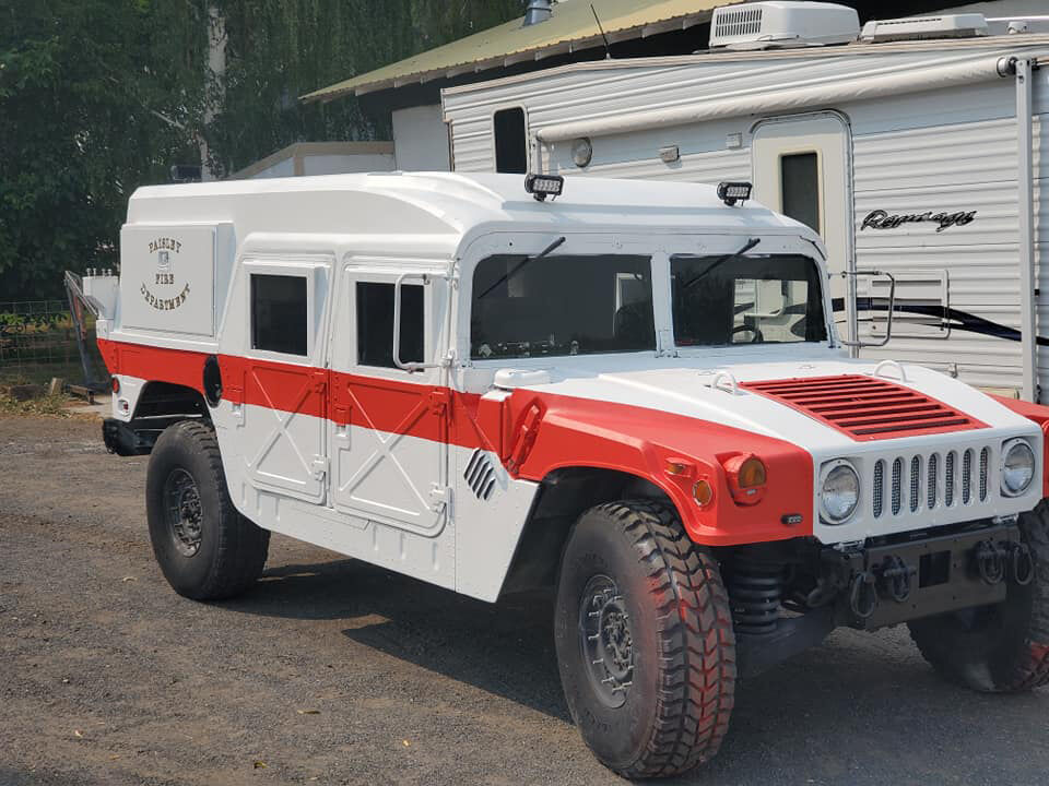 Paisley Fire Department acquires humvee